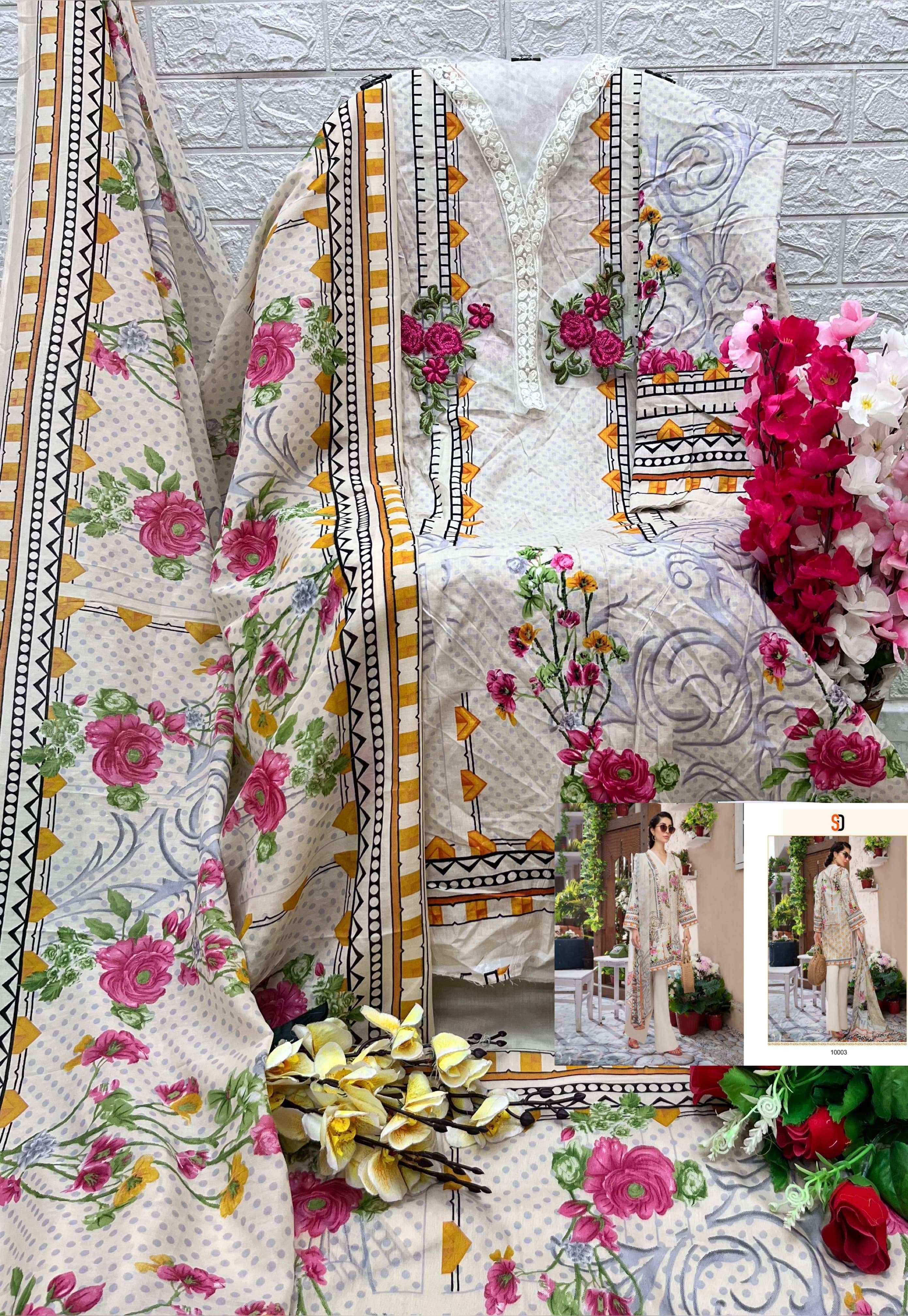 Sharaddha Designer Firdous Vol 10 Lawn Cotton Dress Material 3 pcs Catalogue