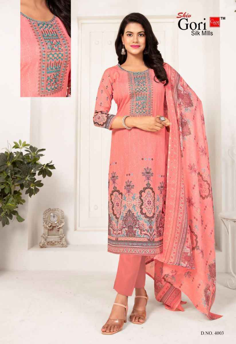 Shiv Gori Sohni Vol 4 Cotton Dress Material 12 pcs Catalogue