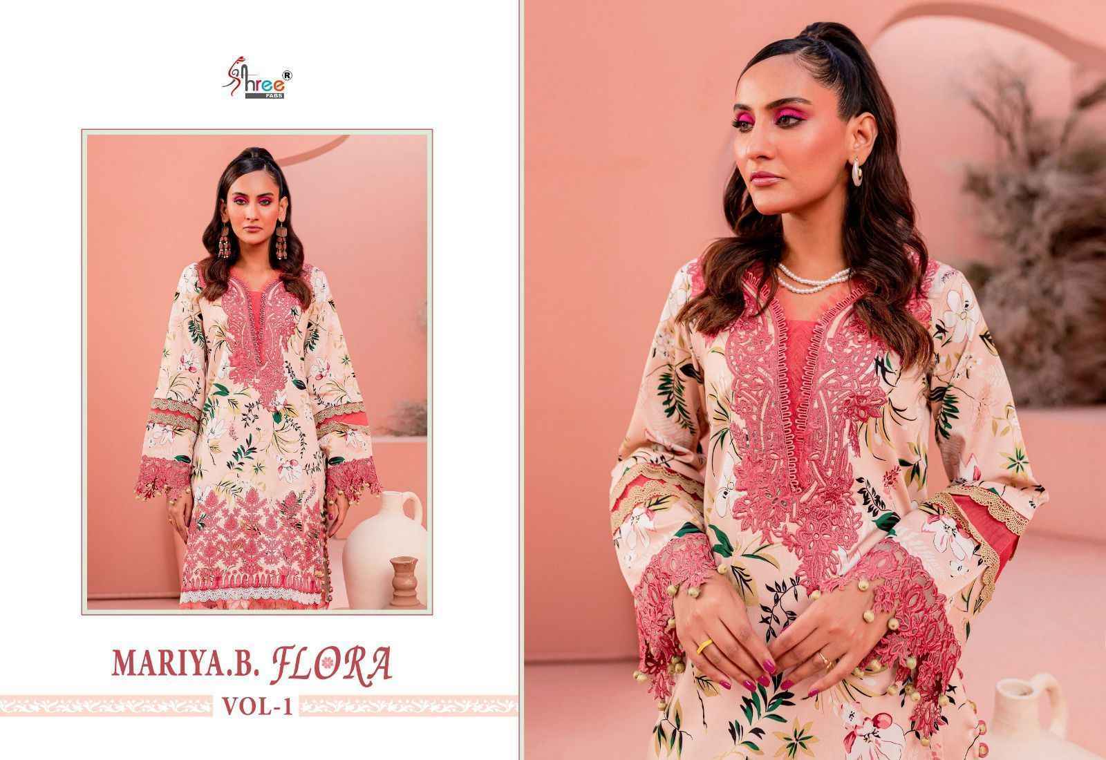 Shree Fabs Mariya B Flora Vol 1 Jam Cotton Dress Material Wholesale Online  Suits