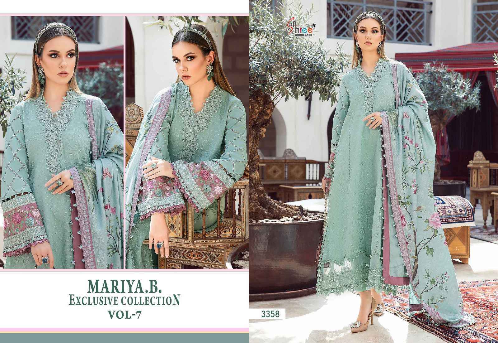 Shree Fabs Mariya B Vol 7 Rayon Cotton Dress Material 5 pcs Catalogue