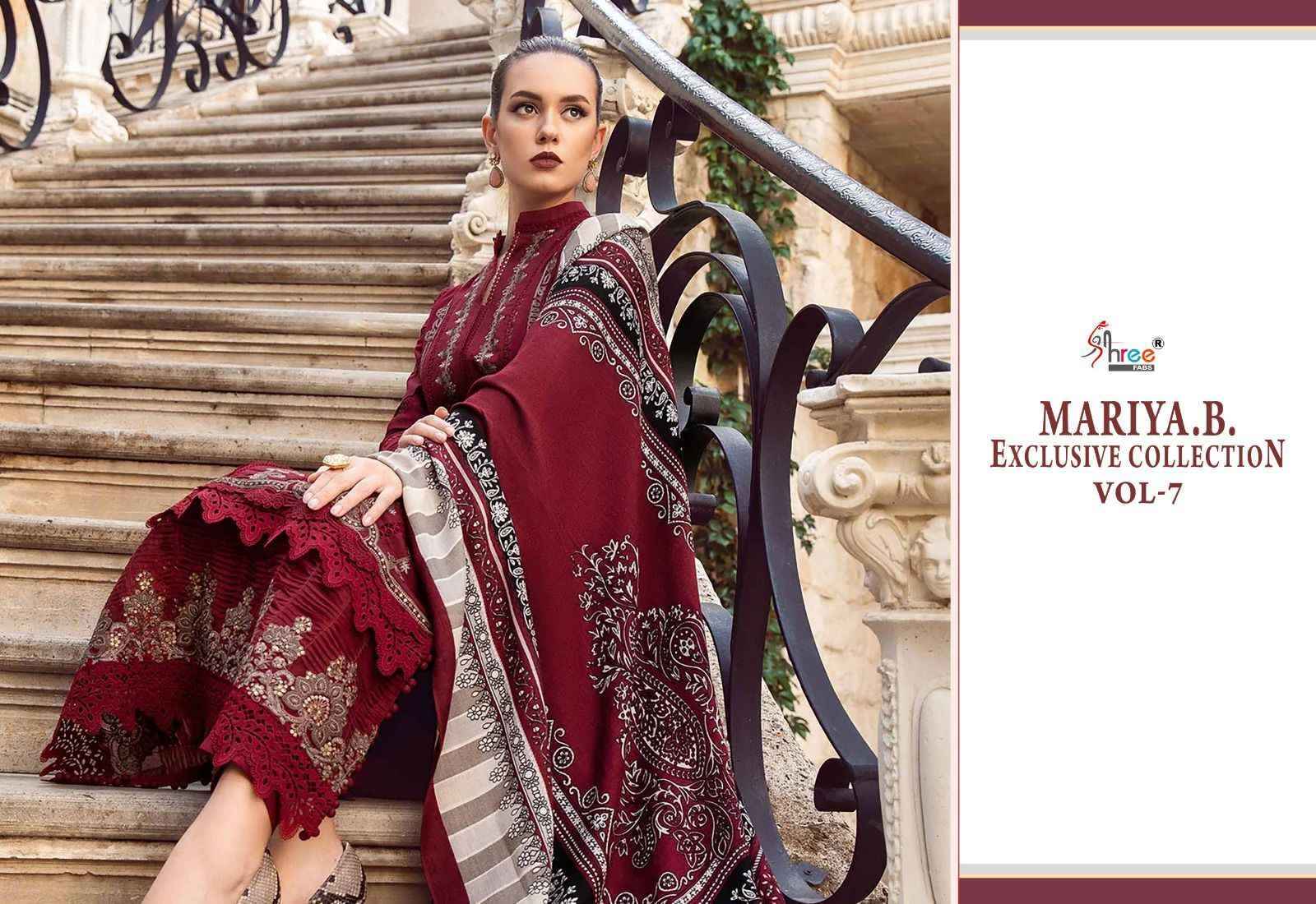 Shree Fabs Mariya B Vol 7 Rayon Cotton Dress Material 5 pcs Catalogue