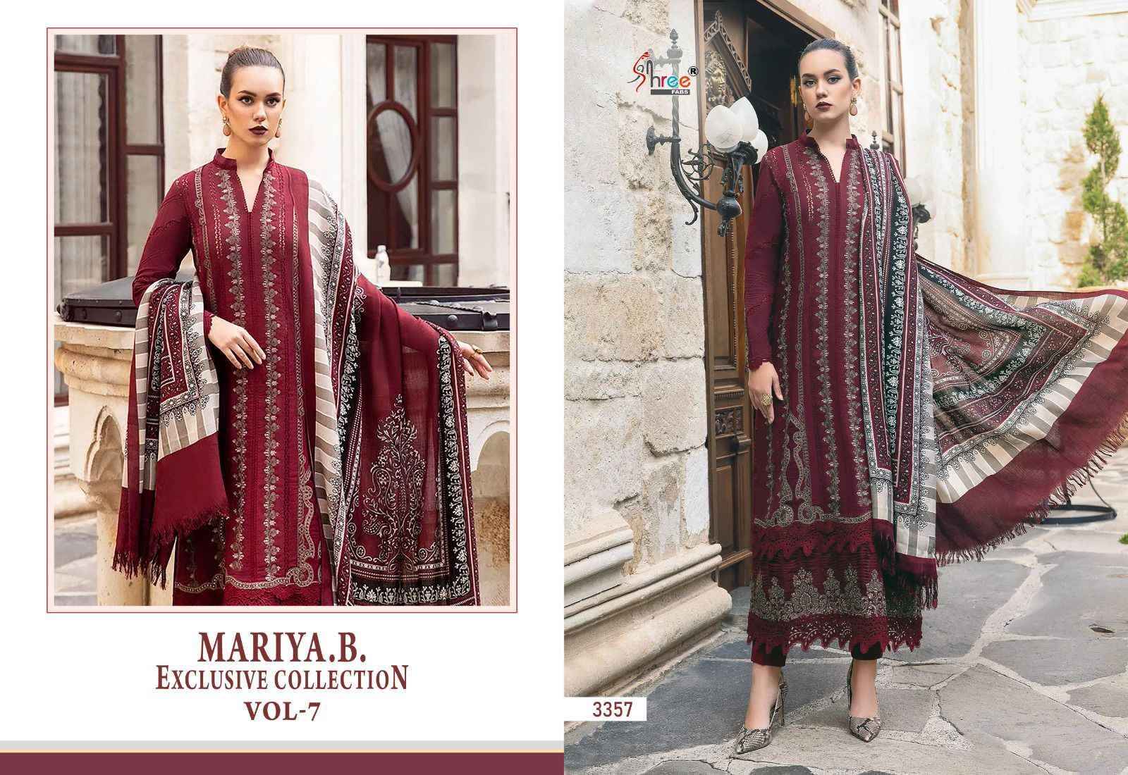 Shree Fabs Mariya B Vol 7 Rayon Cotton Dress Material 5 pcs Catalogue