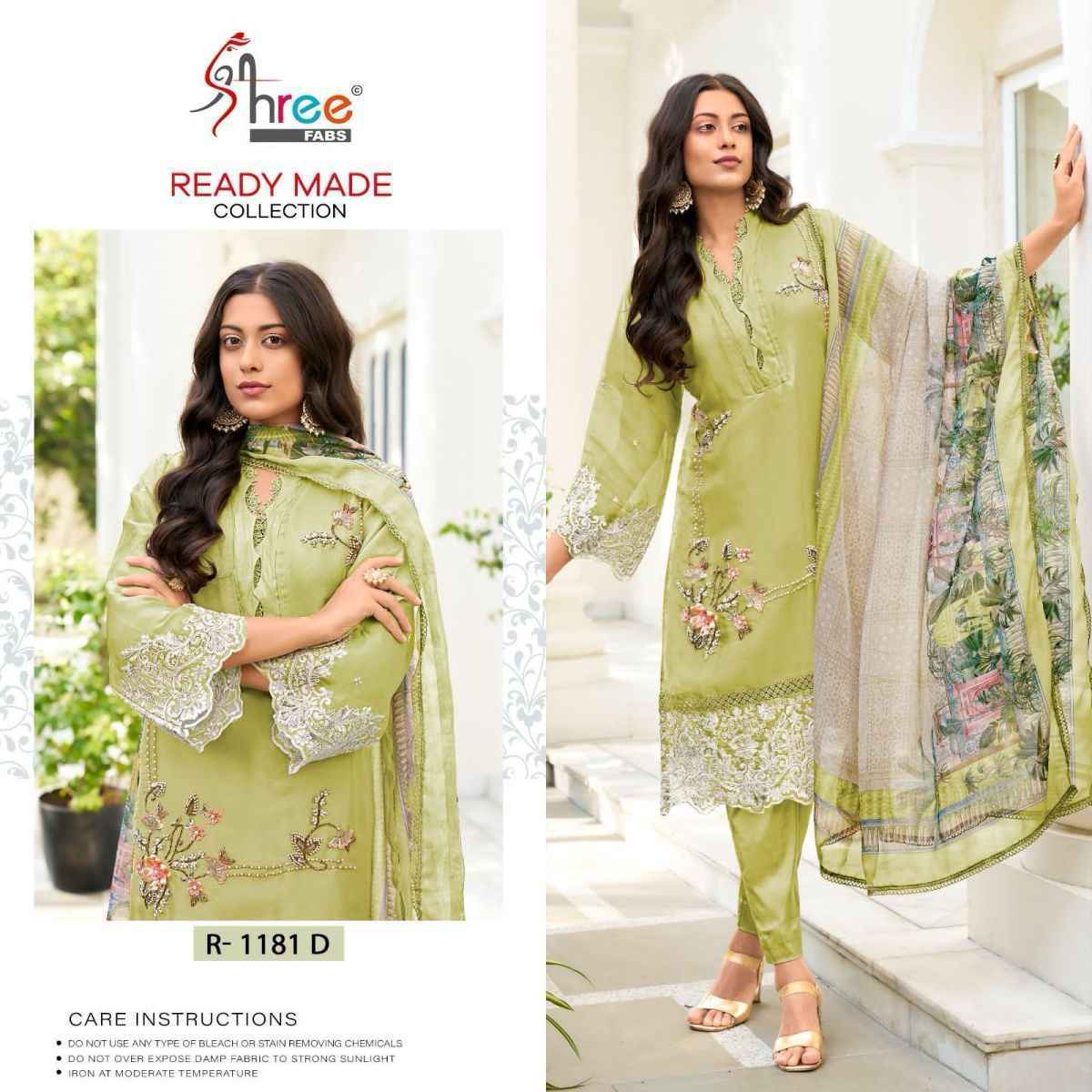 Shree Fabs R 1181 Readymade Organza Dress 4 pcs Catalogue