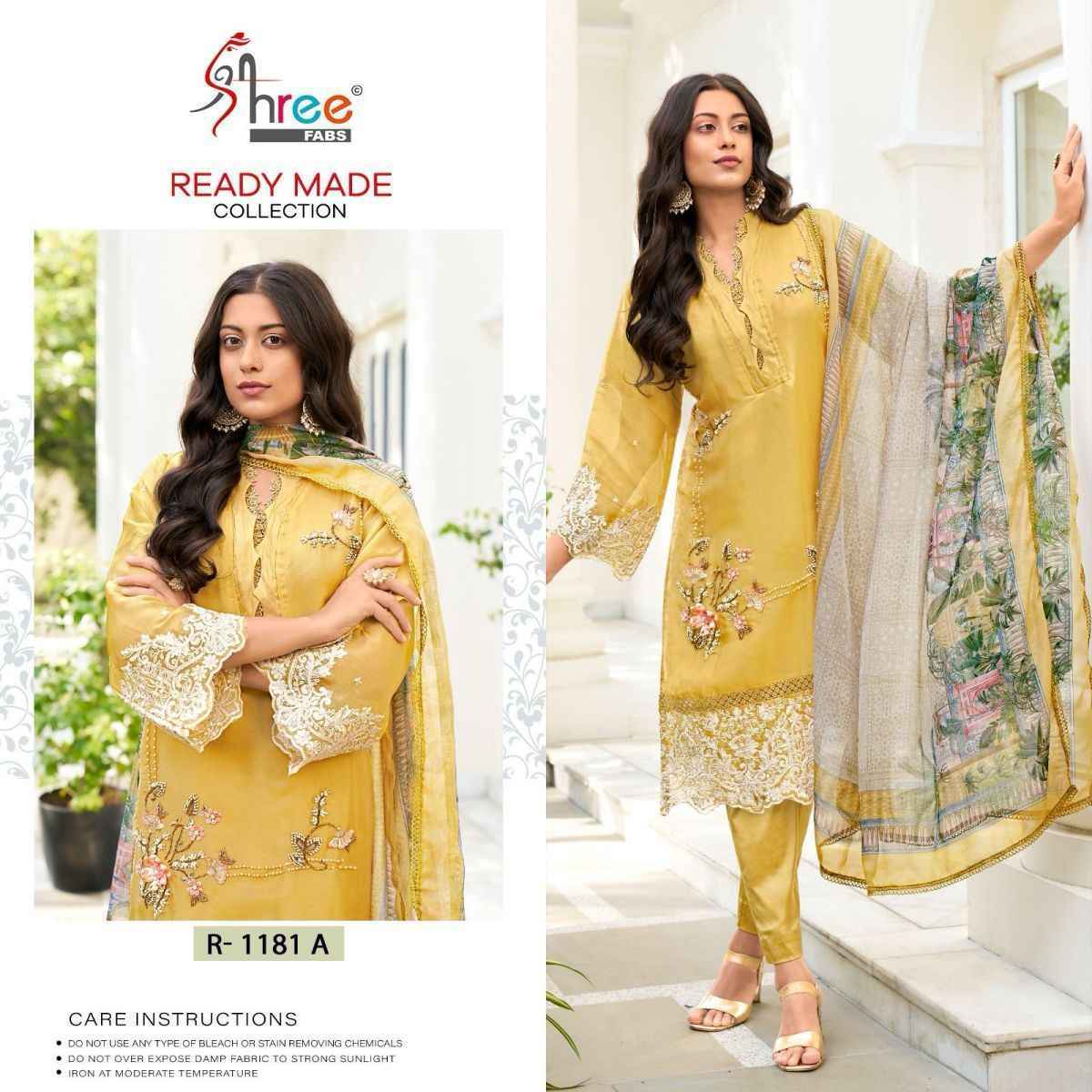 Shree Fabs R 1181 Readymade Organza Dress 4 pcs Catalogue
