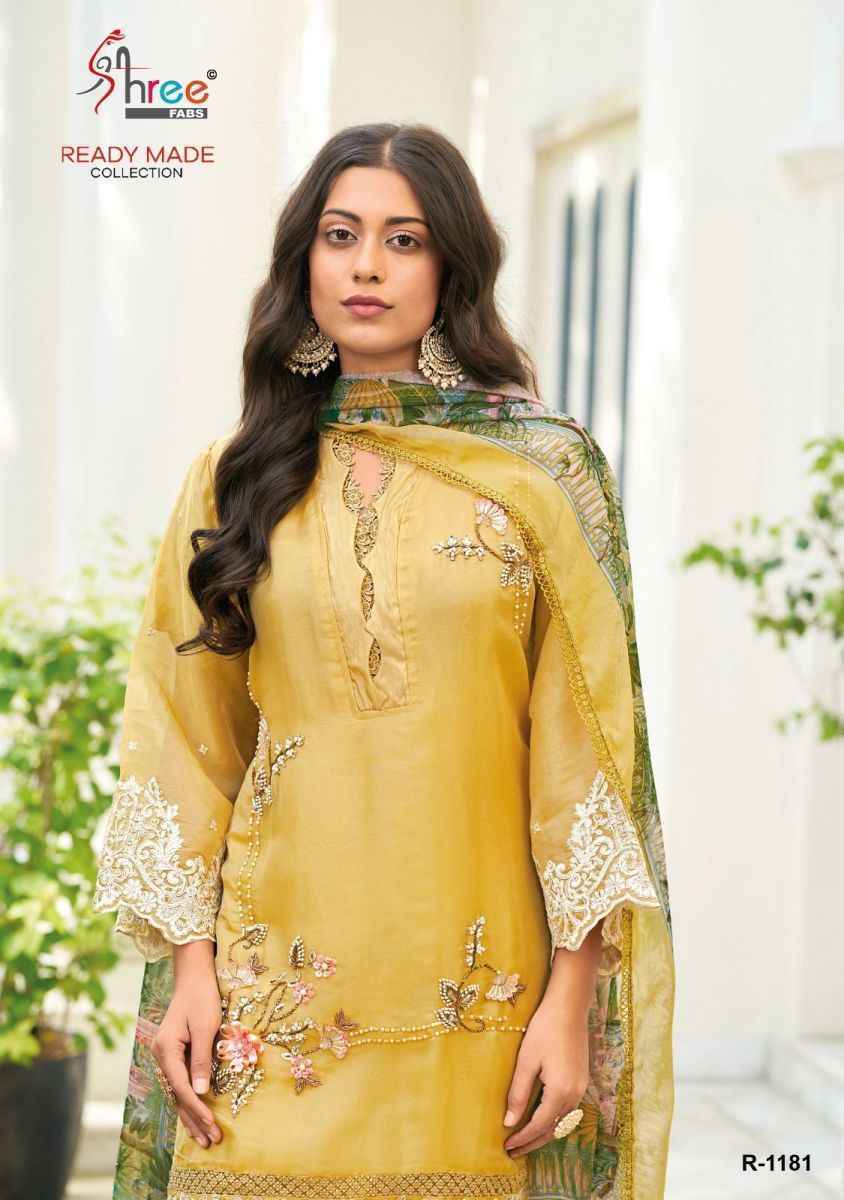 Shree Fabs R 1181 Readymade Organza Dress 4 pcs Catalogue