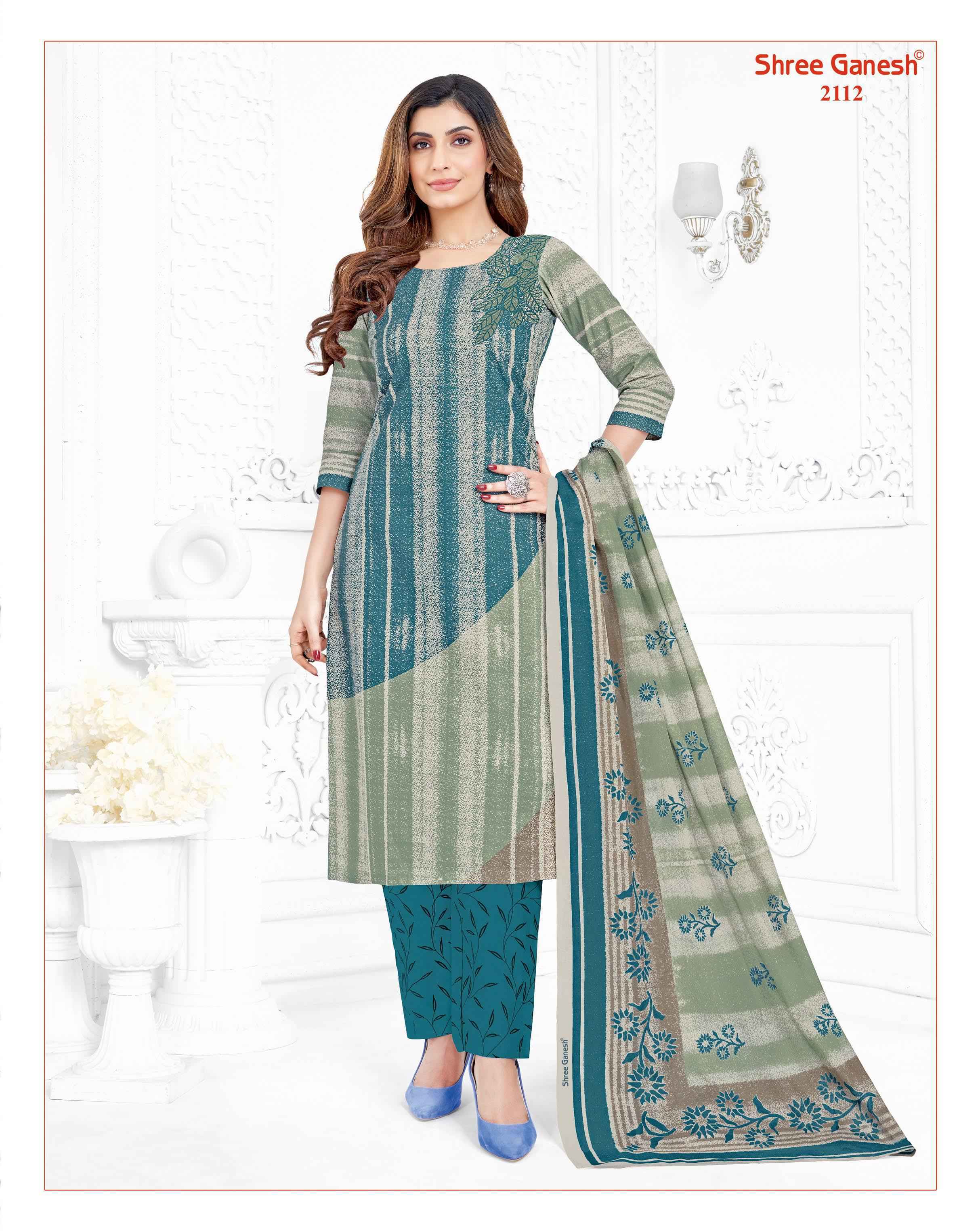 Shree Ganesh Samaiyra Vol 11 Cotton Dress Material 20 pcs Catalogue