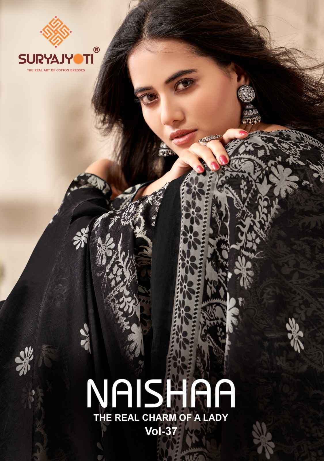 Suryajyoti Naishaa Vol 37 Jam Satin Dress Material 10 pcs Catalogue