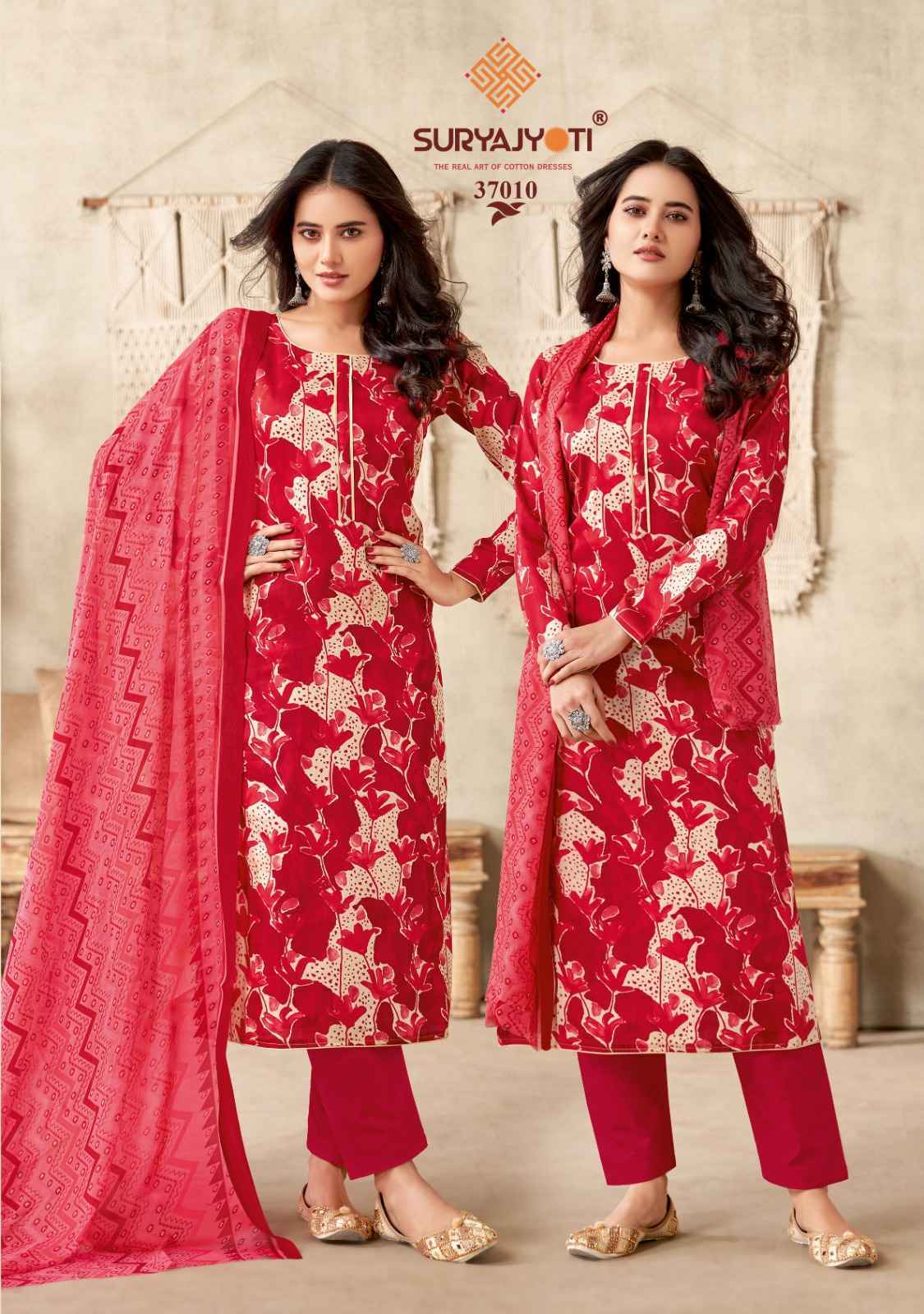 Suryajyoti Naishaa Vol 37 Jam Satin Dress Material 10 pcs Catalogue
