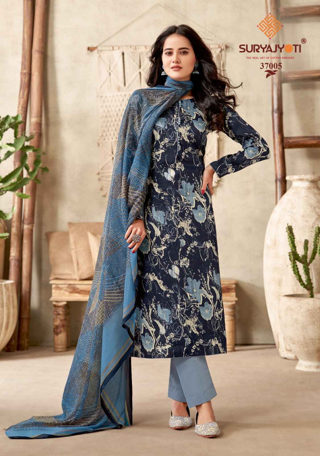 Suryajyoti Naishaa Vol 37 Jam Satin Dress Material 10 pcs Catalogue
