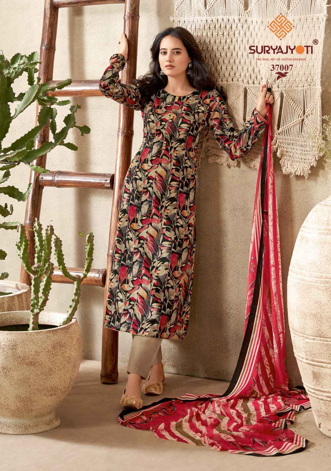 Suryajyoti Naishaa Vol 37 Jam Satin Dress Material 10 pcs Catalogue