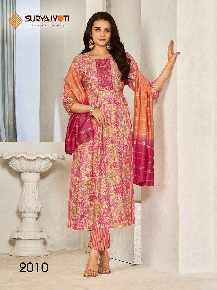 Suryajyoti Padmavati Vol 2 Readymade Rayon Dress 10 pcs Catalogue
