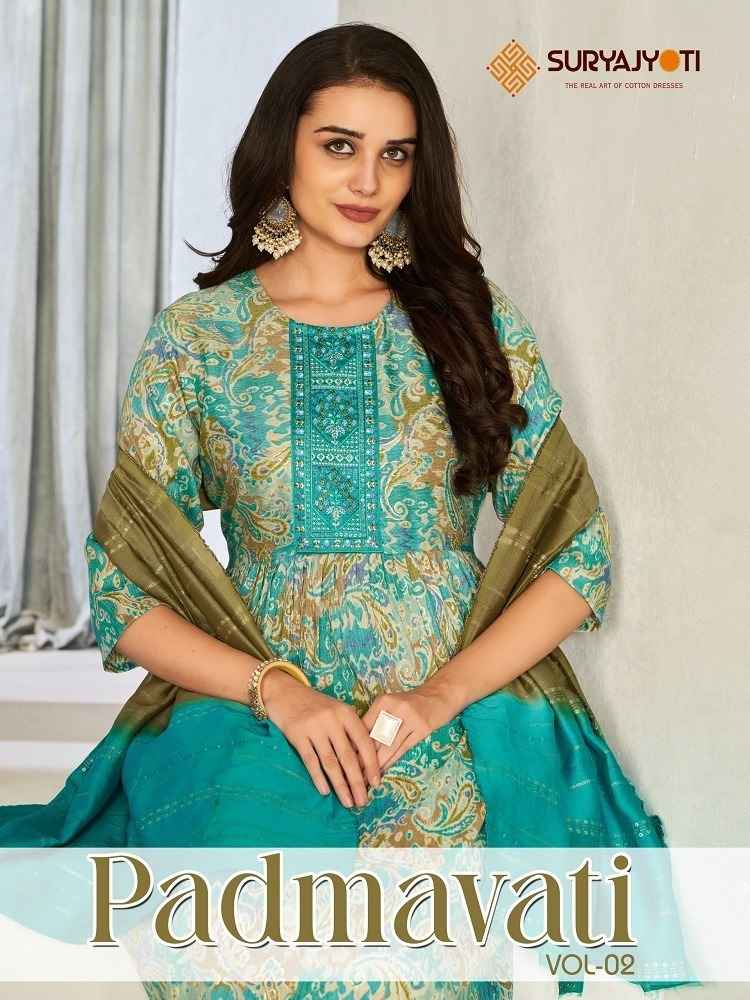 Suryajyoti Padmavati Vol 2 Readymade Rayon Dress 10 pcs Catalogue