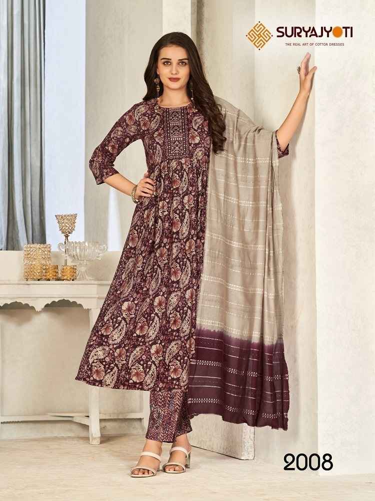 Suryajyoti Padmavati Vol 2 Readymade Rayon Dress 10 pcs Catalogue