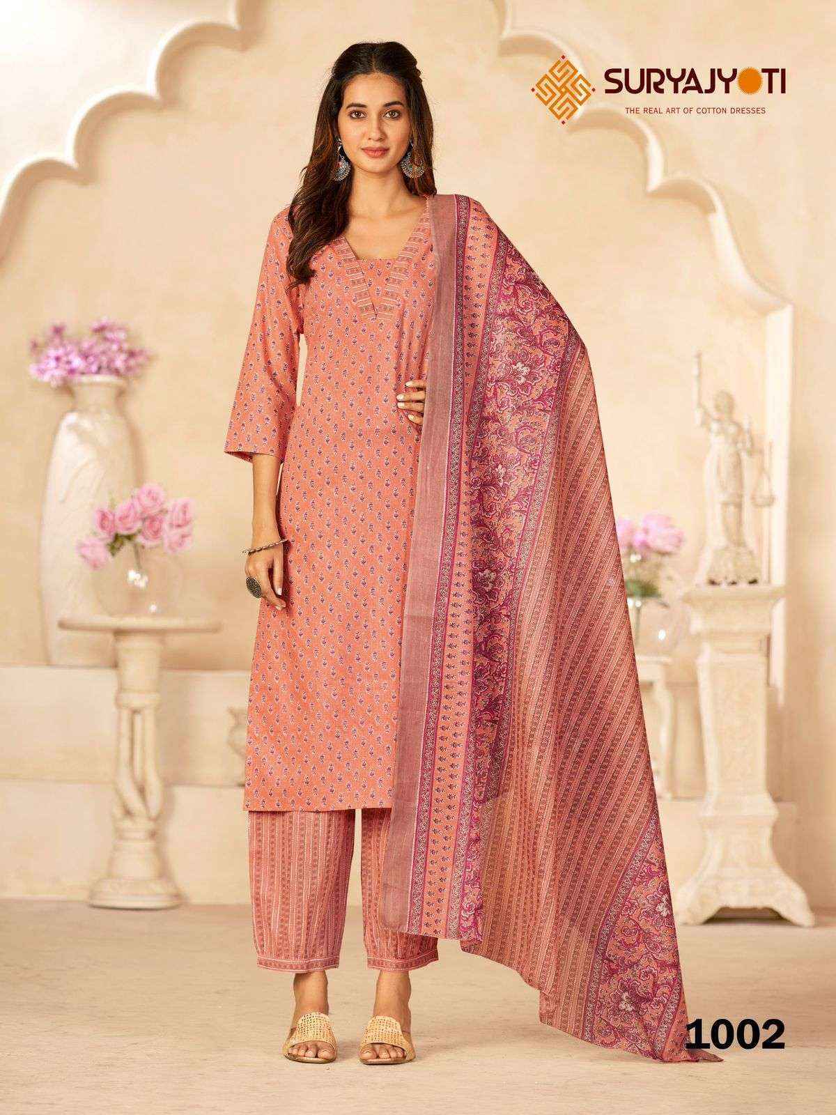 Suryajyoti Priyal Vol 1 Readymade Cotton Dress 10 pcs Catalogue