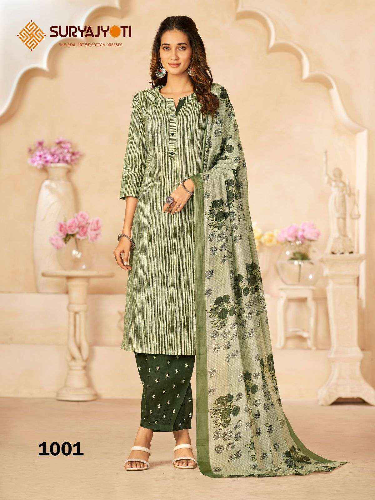 Suryajyoti Priyal Vol 1 Readymade Cotton Dress 10 pcs Catalogue