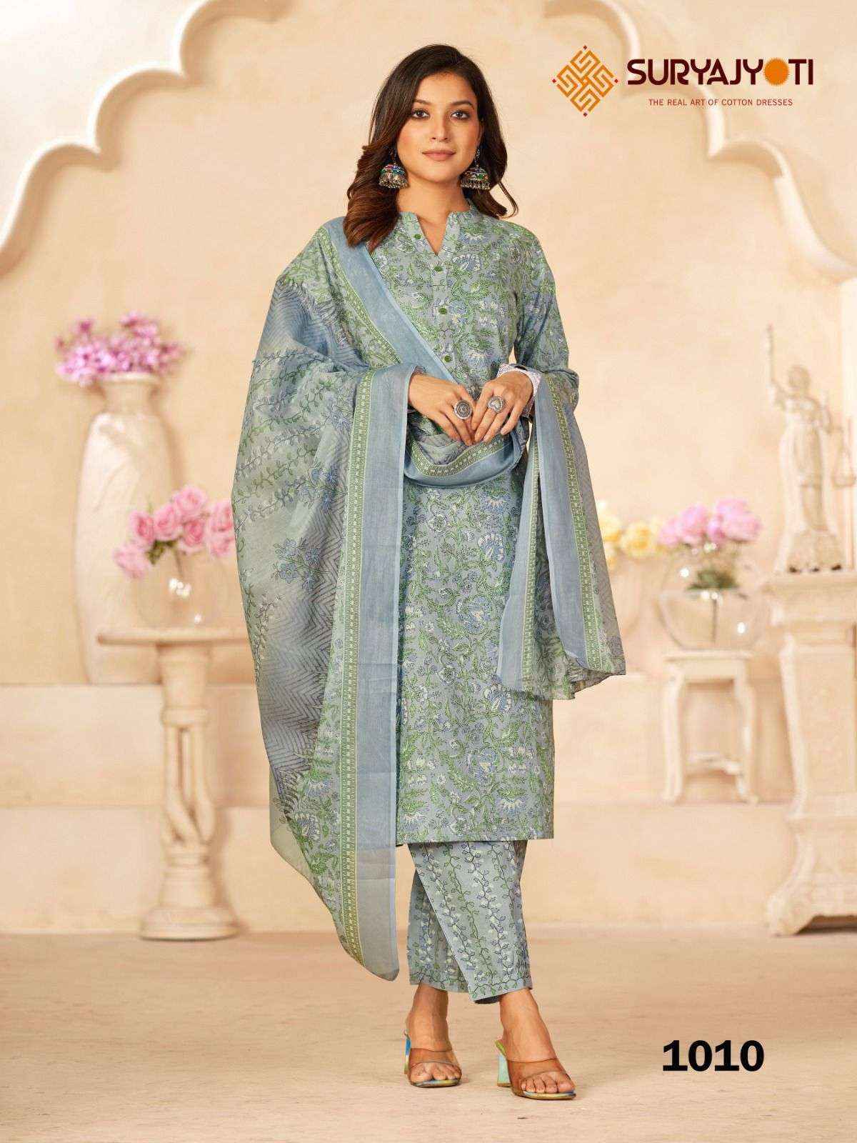 Suryajyoti Priyal Vol 1 Readymade Cotton Dress 10 pcs Catalogue