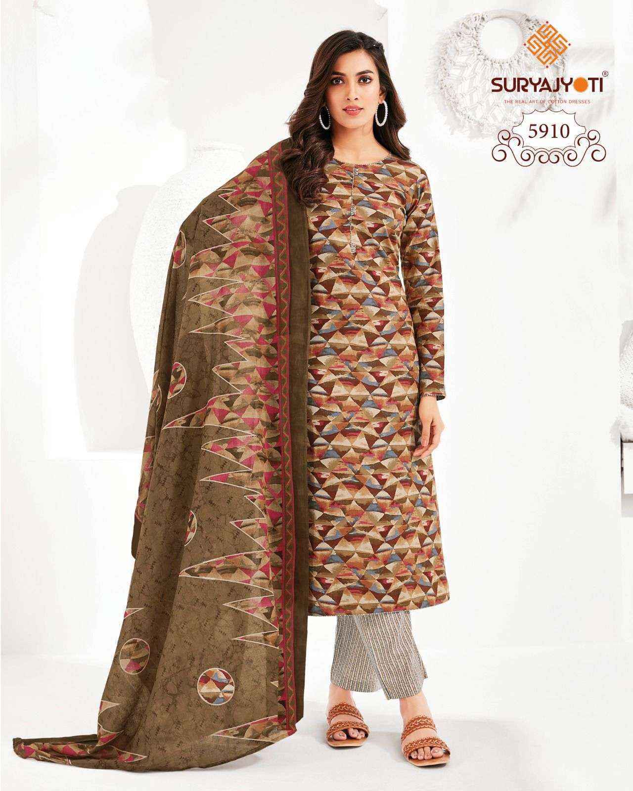 Suryajyoti Trendy Cotton Vol 59 Cotton Dress Material Best Suits