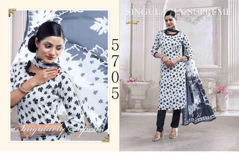 Vaishali 5700 Crape Dress Material 9 pcs Catalogue