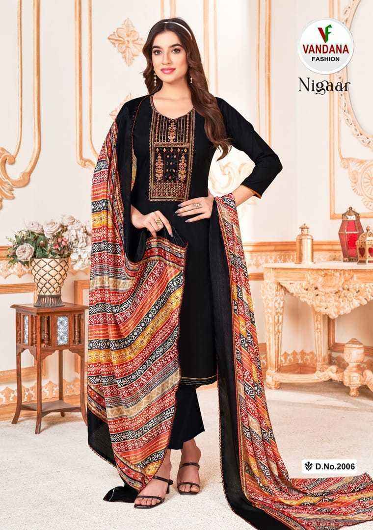 Vandana Fashion Nigaar Reyon Dress Material 8 pcs Catalogue