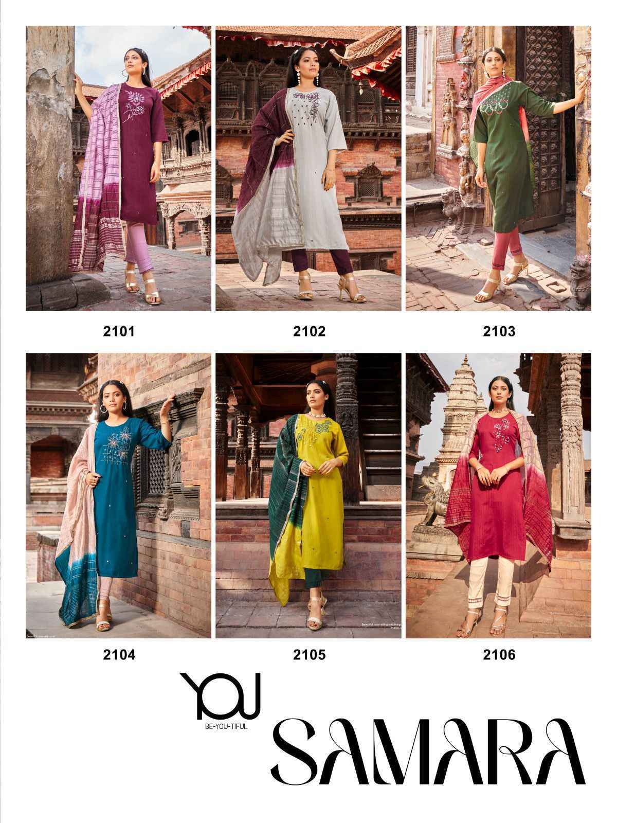 Wanna Samara Viscose Kurti Combo 6 pcs Catalogue