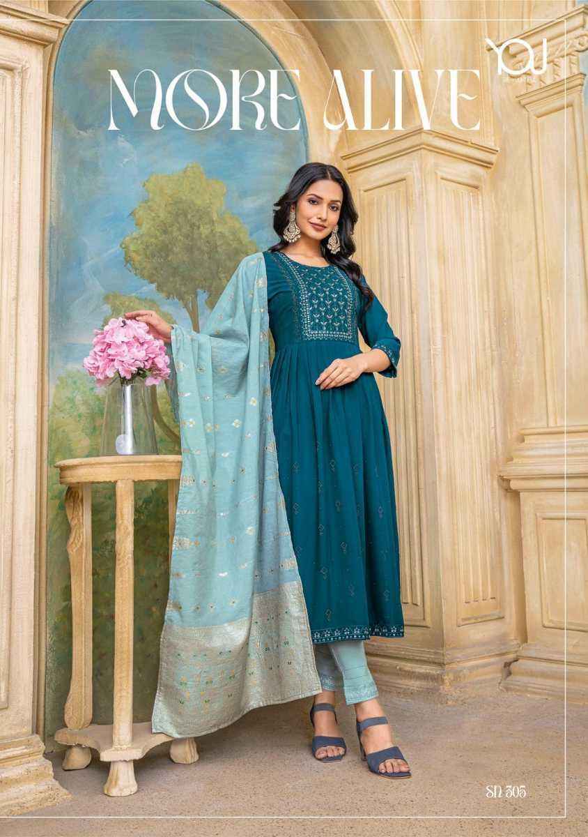 Wanna Sheen Naira Vol 3 Viscose Kurti Combo 5 pcs Catalogue