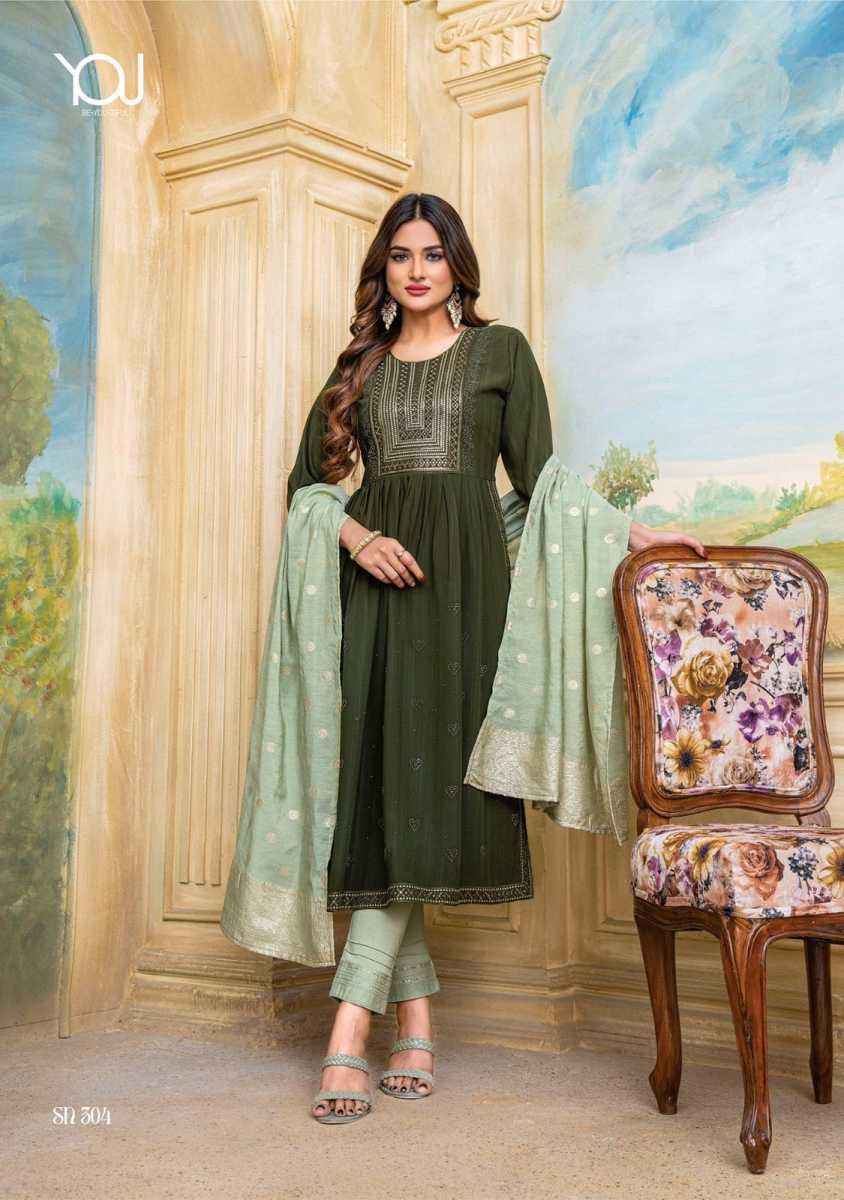 Wanna Sheen Naira Vol 3 Viscose Kurti Combo 5 pcs Catalogue