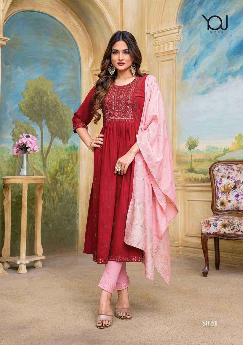 Wanna Sheen Naira Vol 3 Viscose Kurti Combo 5 pcs Catalogue