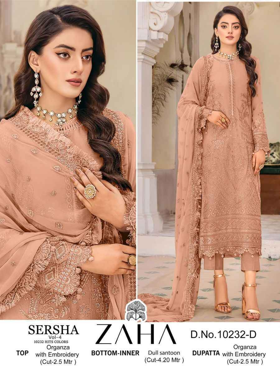 organza dress material online Green Floral Digital Printed With Handwork Organza Dress Material