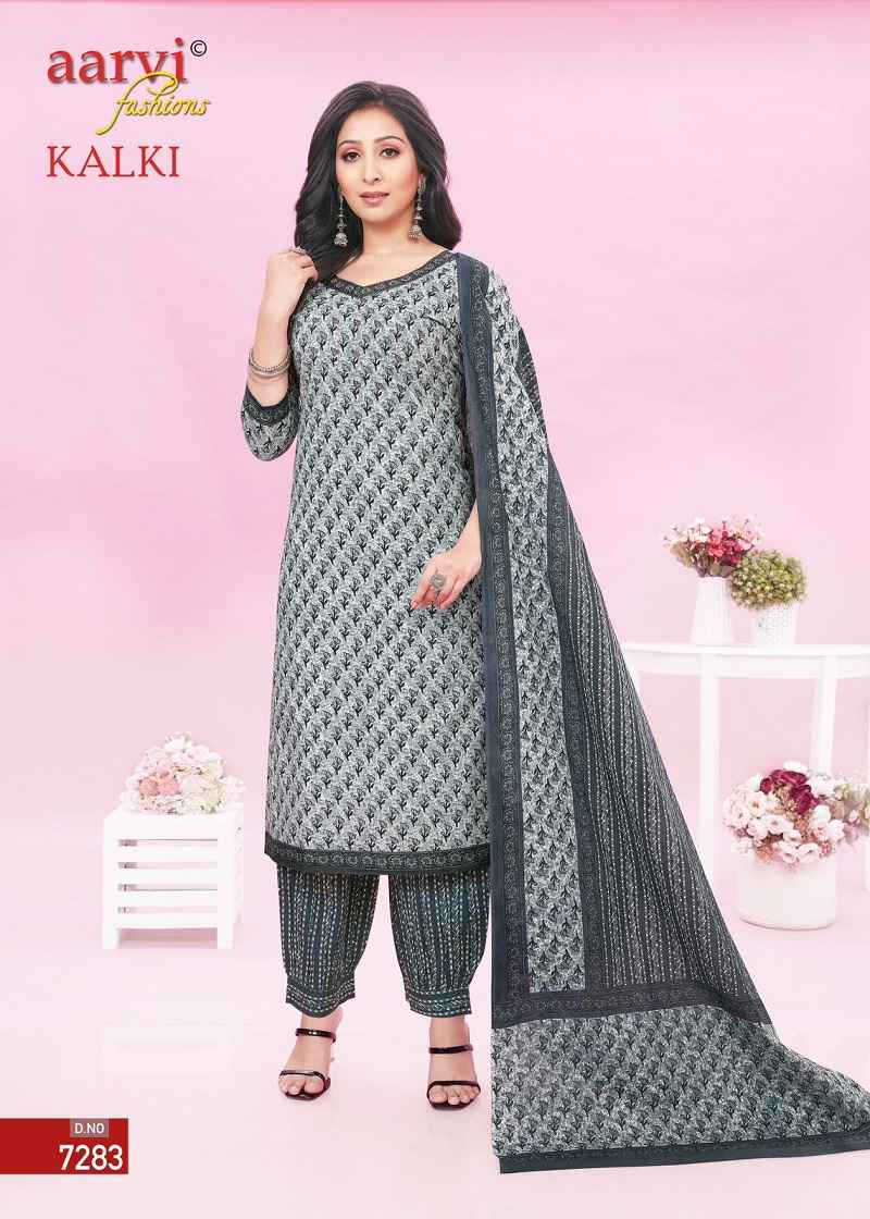 Aarvi Kalki Vol-2 Pure Cotton Readymade Suit (08 Pc Catalouge)