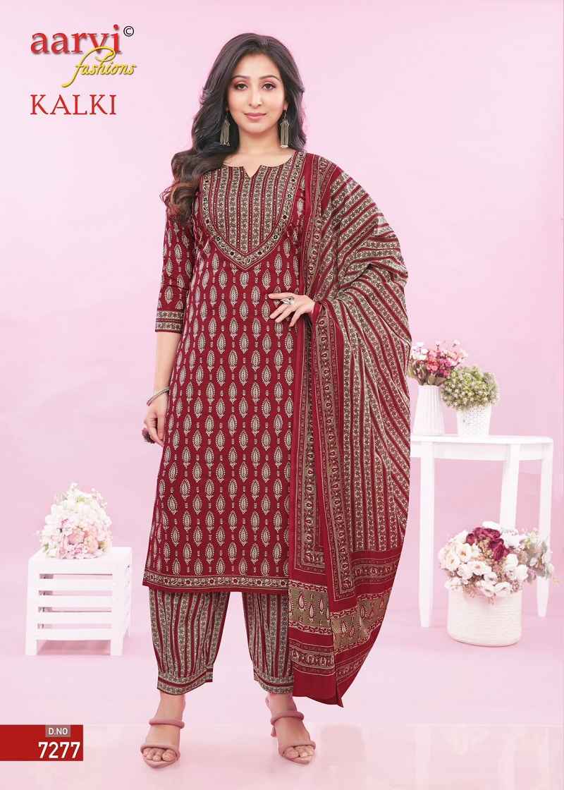 Aarvi Kalki Vol-2 Pure Cotton Readymade Suit (08 Pc Catalouge)