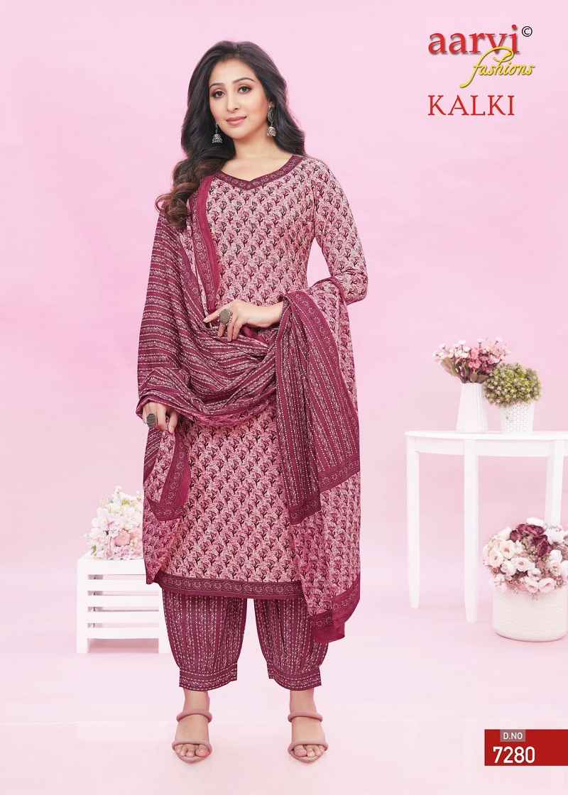 Aarvi Kalki Vol-2 Pure Cotton Readymade Suit (08 Pc Catalouge)