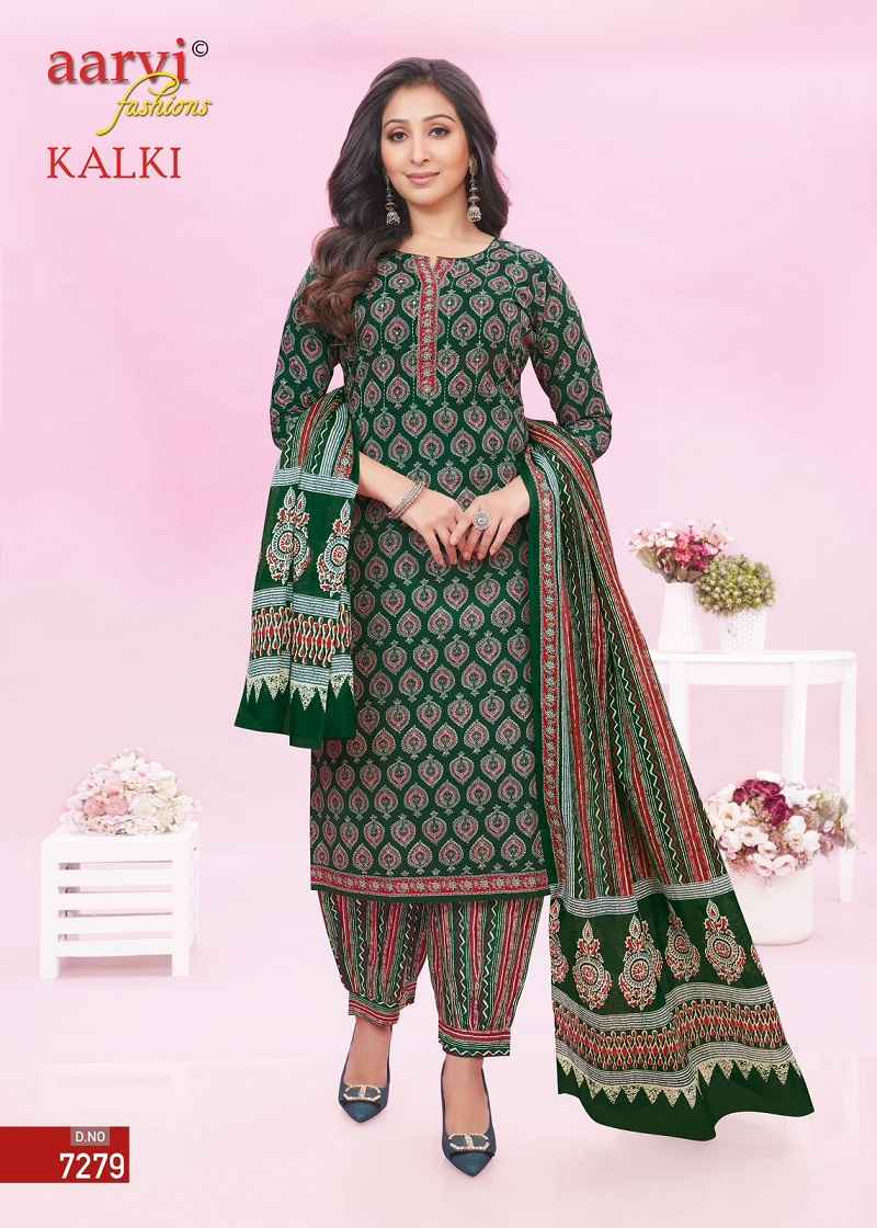 Aarvi Kalki Vol-2 Pure Cotton Readymade Suit (08 Pc Catalouge)