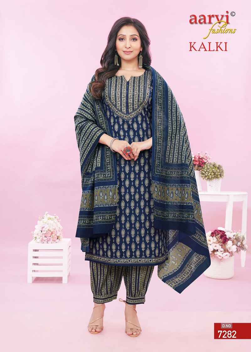 Aarvi Kalki Vol-2 Pure Cotton Readymade Suit (08 Pc Catalouge)