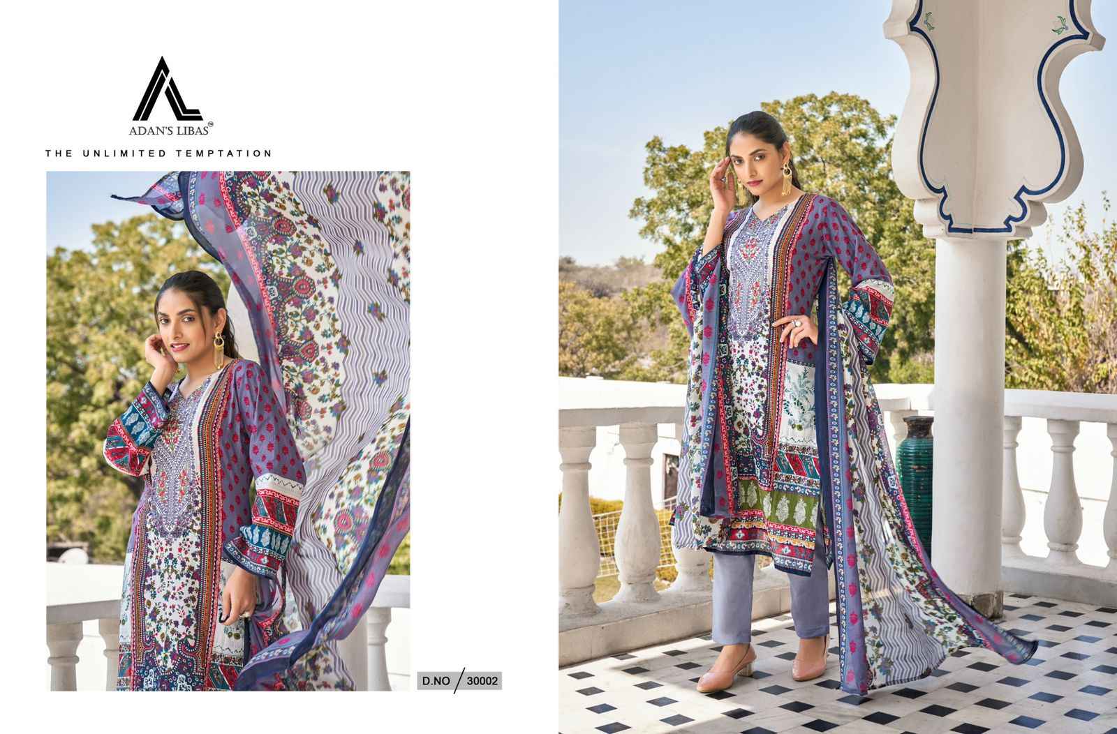 Adan Libas Naira Vol-30 Pure Cotton Dress Material (10 Pc Catalog)