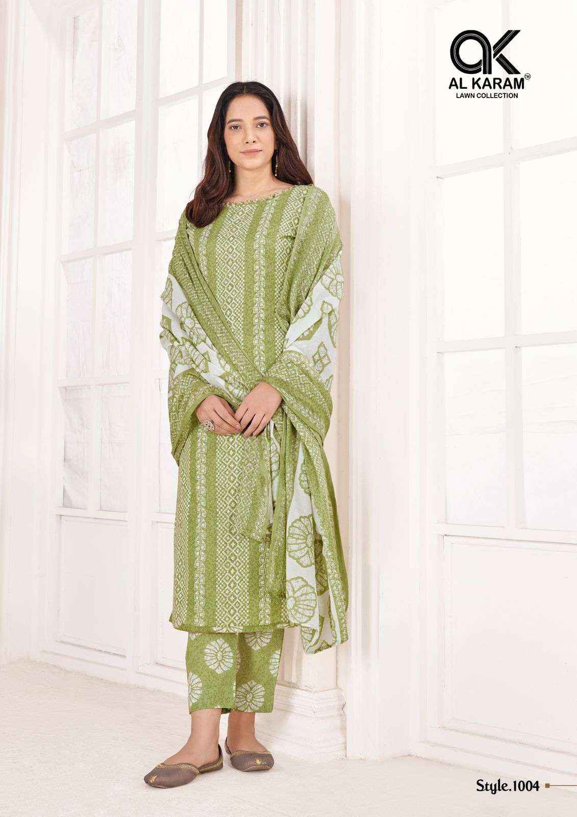 Al Karam Tamanna Signature Print Cotton Dress Material 10 pcs Catalogue