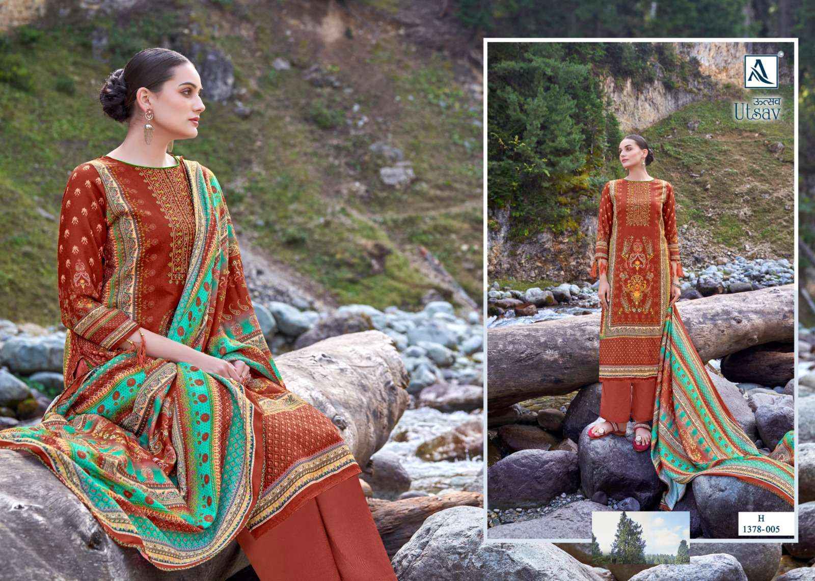 Alok Utsav Pashmina Dress Material Wholesale Suits Online
