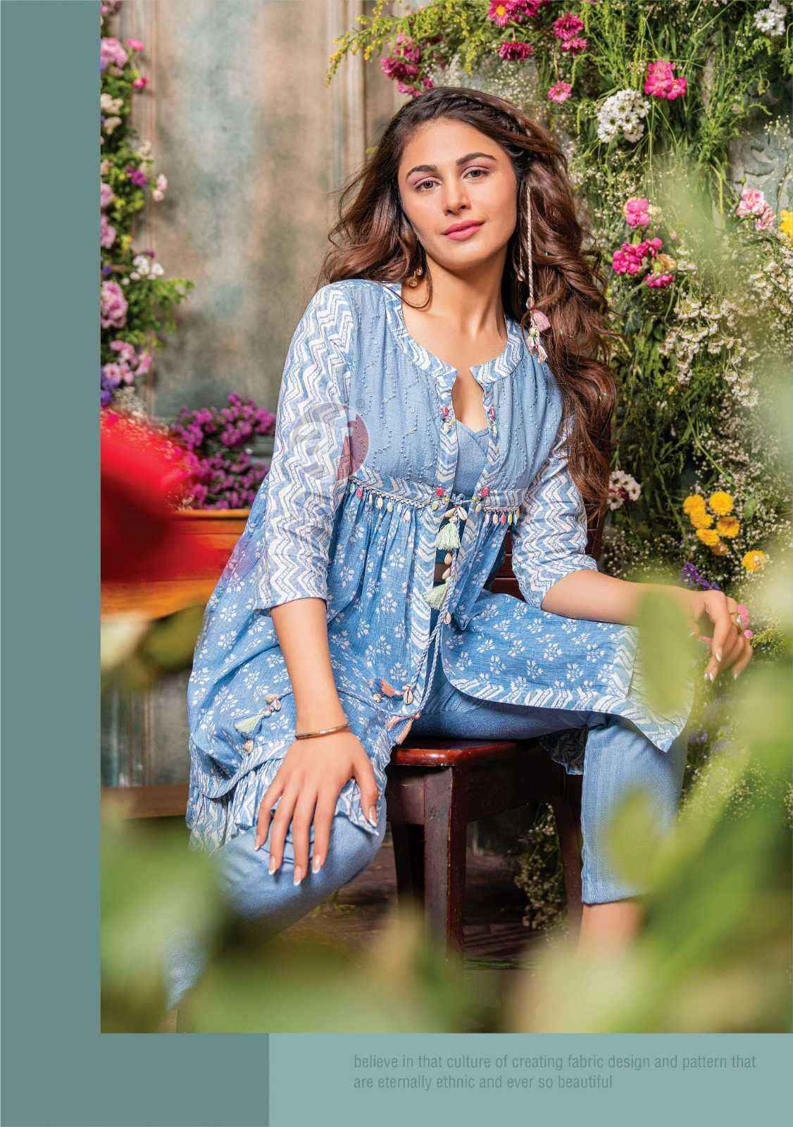 Anju Fab Cindrella Vol-3 Pure Cotton Sharara Readymade Suit (4 Pc Catalog)