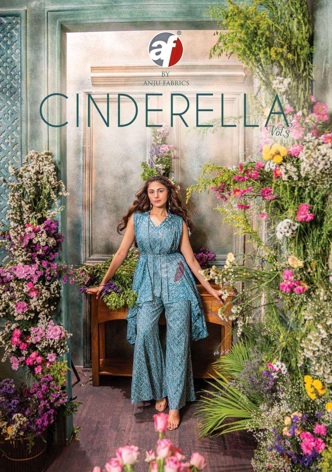 Anju Fab Cindrella Vol-3 Pure Cotton Sharara Readymade Suit (4 Pc Catalog)