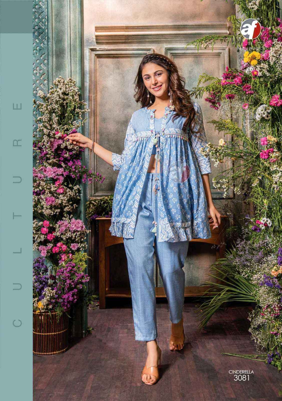 Anju Fab Cindrella Vol-3 Pure Cotton Sharara Readymade Suit (4 Pc Catalog)