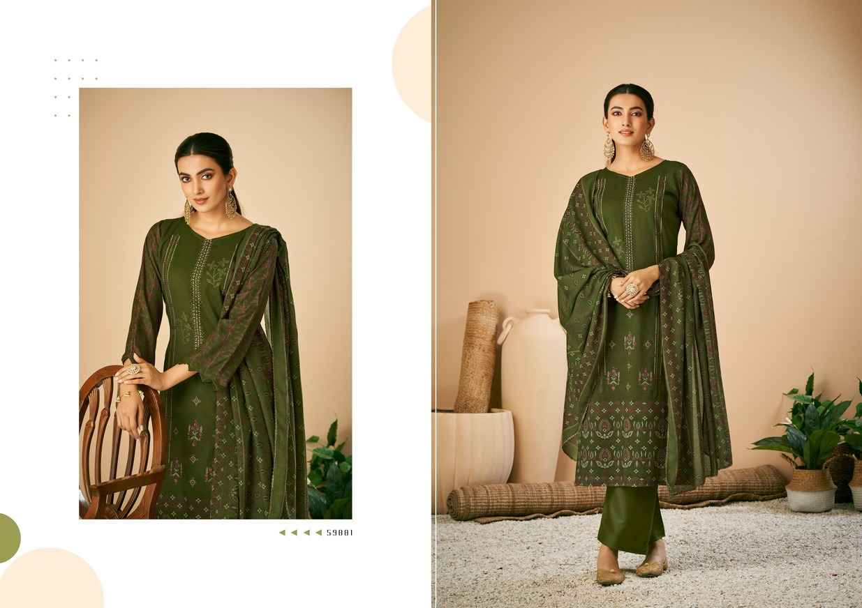 Azara Kalpu Rayon Salab Cotton Dress Material (8 Pc Catalog)