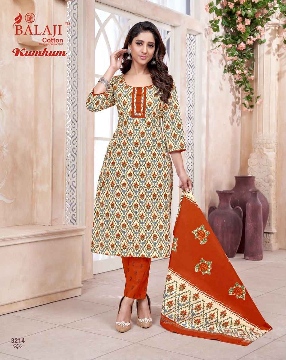 Balaji Kumkum Vol 32 Cotton Kurti Combo 20 pcs Catalogue