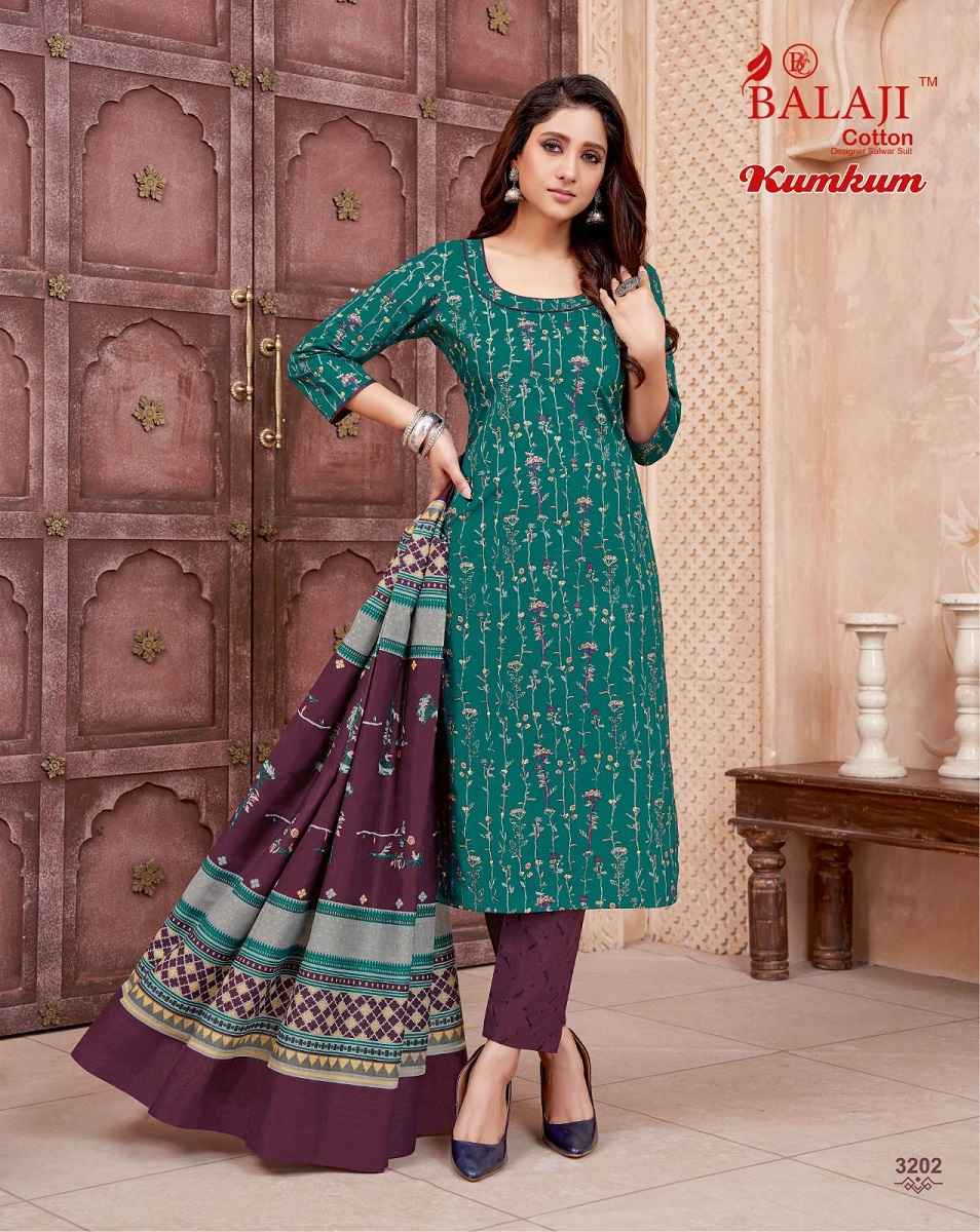 Balaji Kumkum Vol 32 Cotton Kurti Combo 20 pcs Catalogue