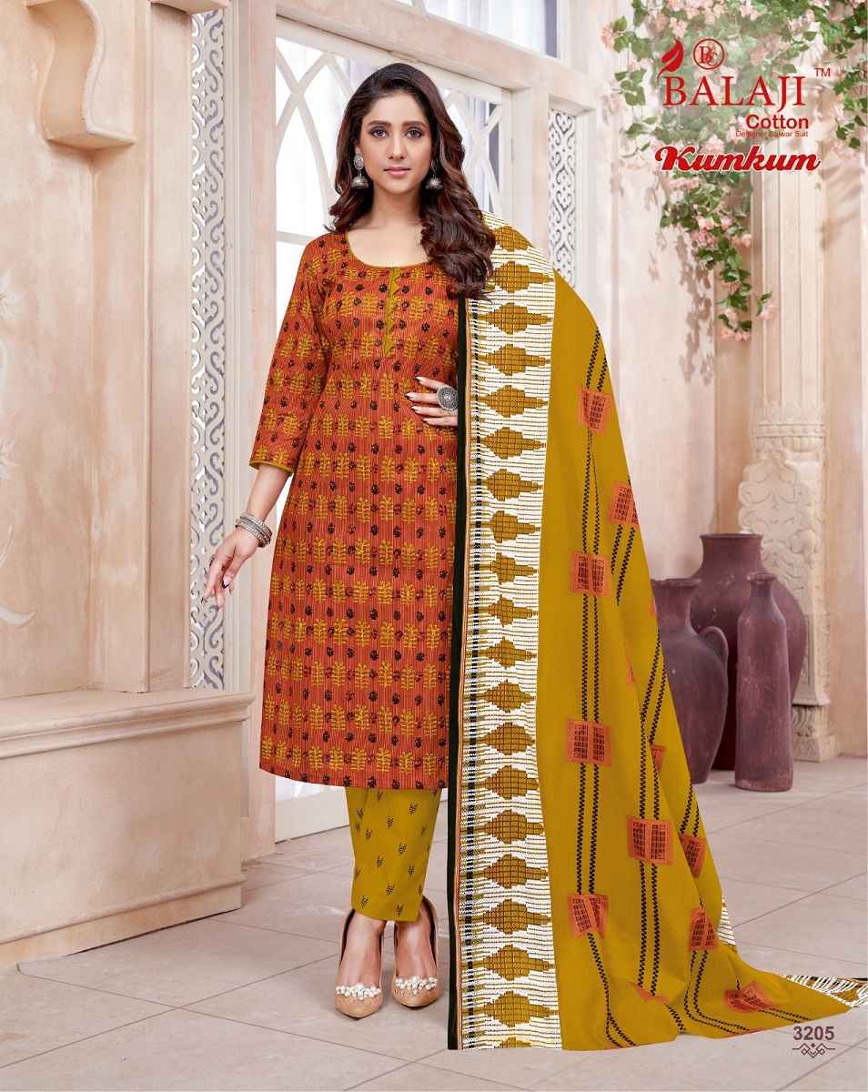 Balaji Kumkum Vol 32 Cotton Kurti Combo 20 pcs Catalogue