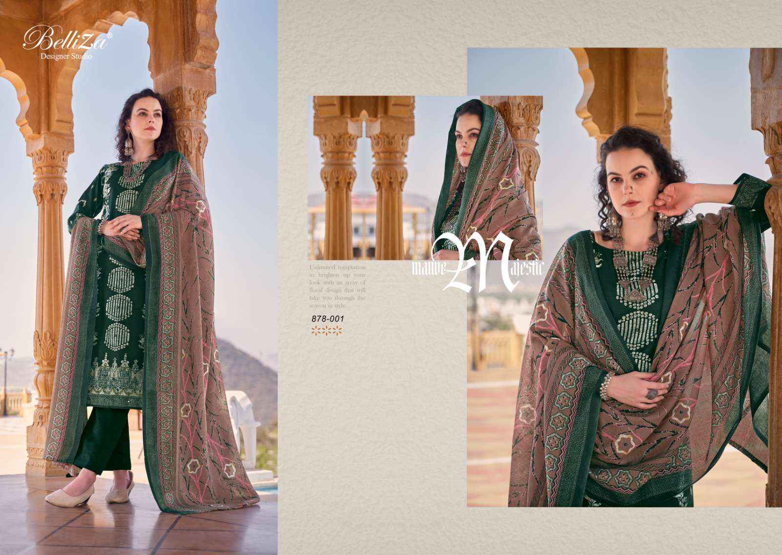 Belliza Mashuqa Cotton Dress Material 8 pcs Catalogue