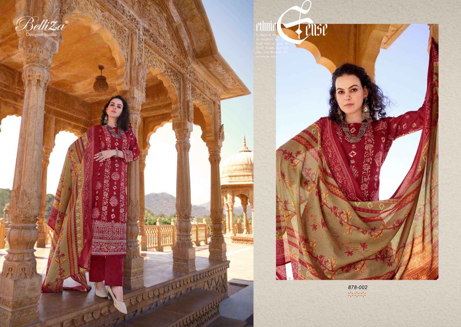 Belliza Mashuqa Cotton Dress Material 8 pcs Catalogue