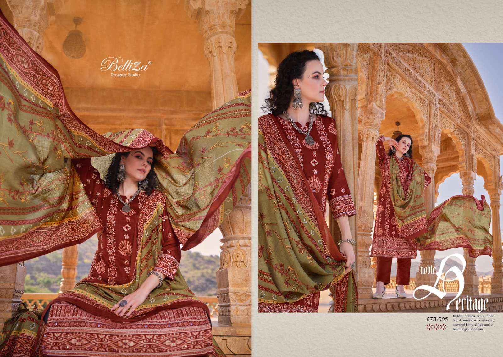 Belliza Mashuqa Cotton Dress Material 8 pcs Catalogue