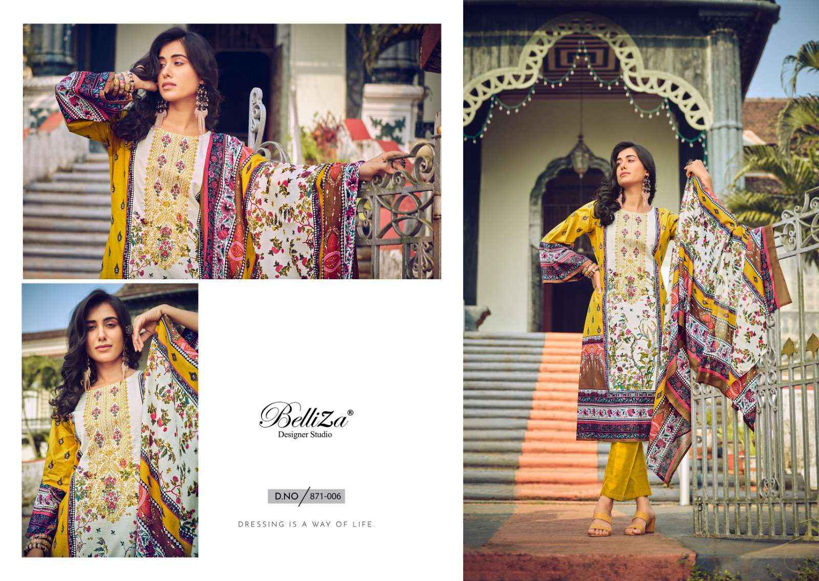 Belliza Naira Vol 30 Cotton Dress Material 10 pcs Catalogue