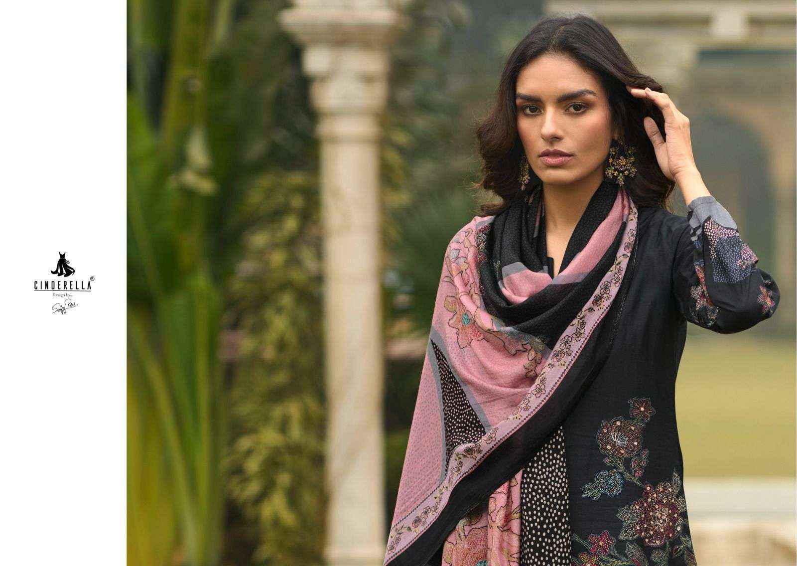 Cinderella Juliet Pure Bemberg Muslin Dress Material (6 Pc Catalog)