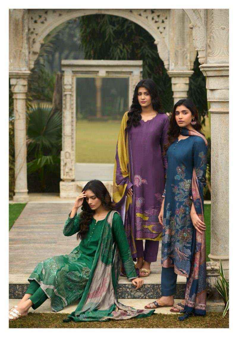 Cinderella Juliet Pure Bemberg Muslin Dress Material (6 Pc Catalog)