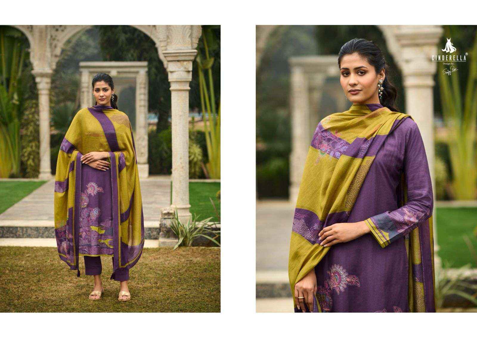 Cinderella Juliet Pure Bemberg Muslin Dress Material (6 Pc Catalog)